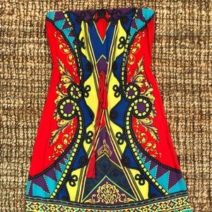 Flying Tomato Strapless Cotton Dress Size M